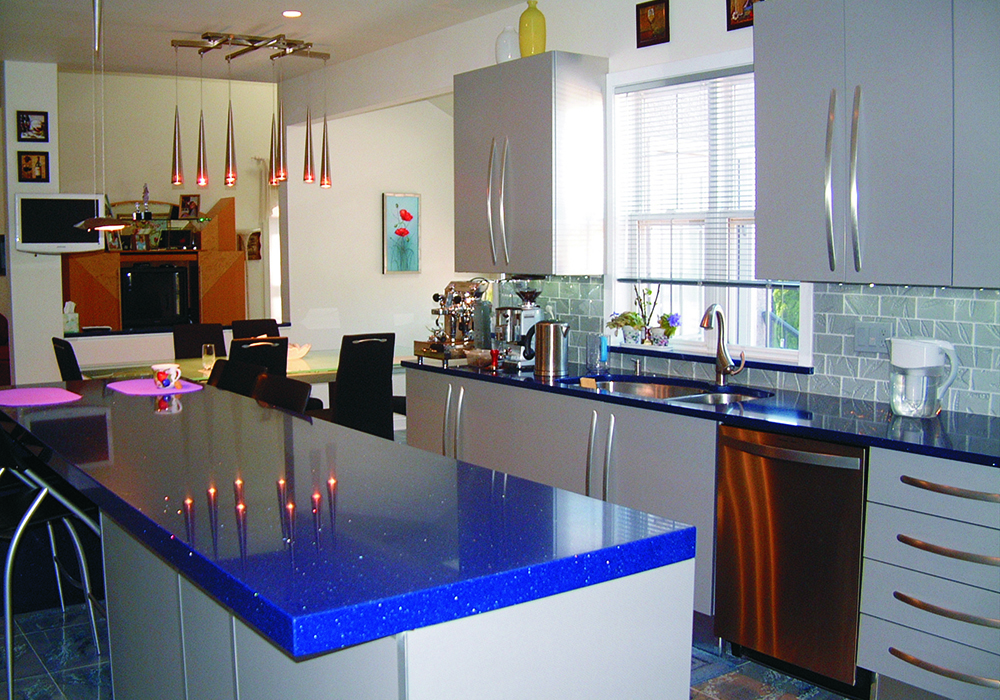 Kitchen in Blue